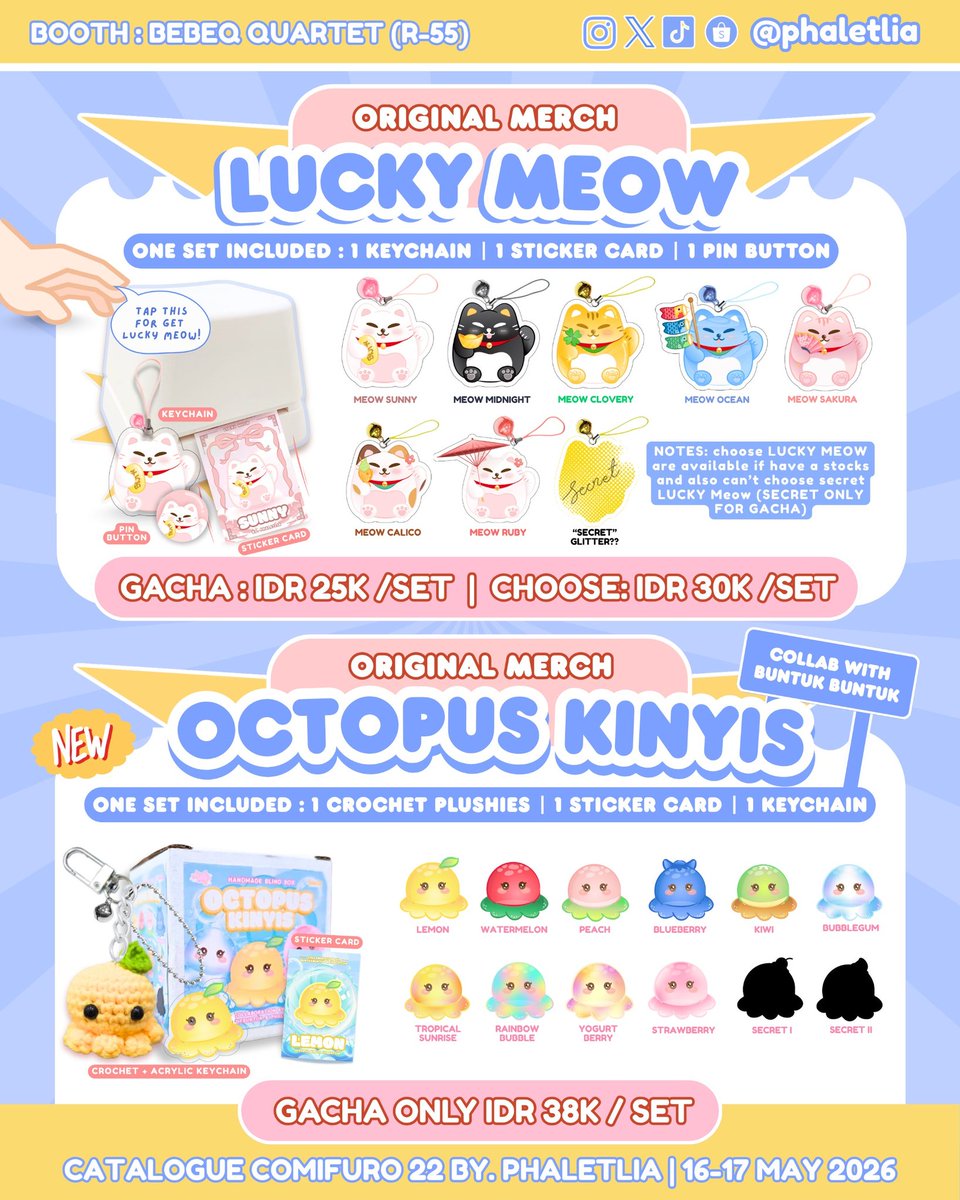 [2 of 2 Catalogues] ️ Catalogue Comifuro #CF22 by @phaletlia ️ 📌Booth ...