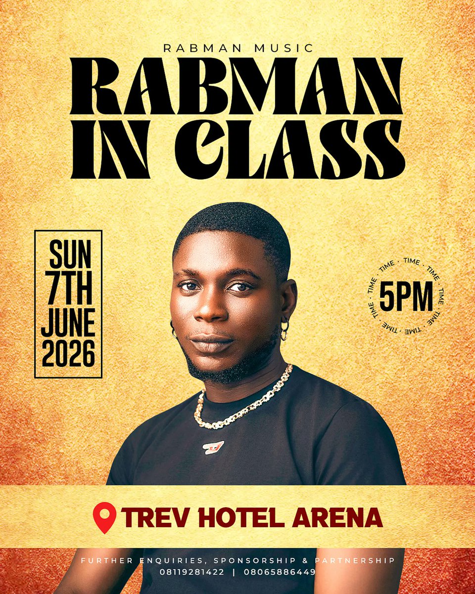 Rabmanofficial's tweet photo. rabman in class is here,
don't miss out. 7th of June
blessed https://t.co/MNiyFJMWnA