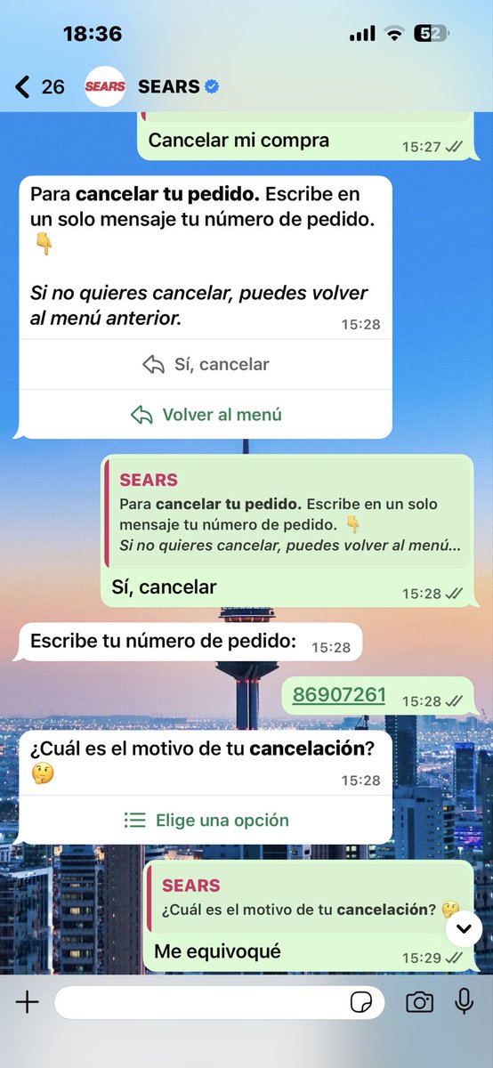 robertocbv's tweet photo. @searsmexico @Profeco Respondan esto por favor… a donde me
Comunico? No dan solución por ningún lado, pero el cobro ya lo hicieron sin problema… @AtencionProfeco su ayuda por favor para defender  al consumidor. Pedido  86907261 https://t.co/7qG9f9Whx3