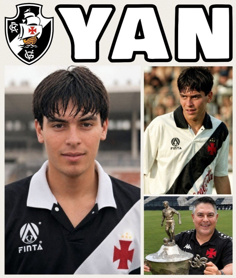 PavilhaoCrvg's tweet photo. Hoje o ex-meia Yan faz 51 anos! 🎂💢
Cria do Vasco desde 1988, jogou em 1993-95 (128J/12G), ganhou o Tri Carioca 94, Torneios João Havelange 93, Barcelona 93 e Mallorca 95. Foi campeão pela Seleção sub-17/20 dos Sul-amaricanos 91/92, Mundial 93 sub-20 e chegou a principal em 95. https://t.co/62bP41R4xP