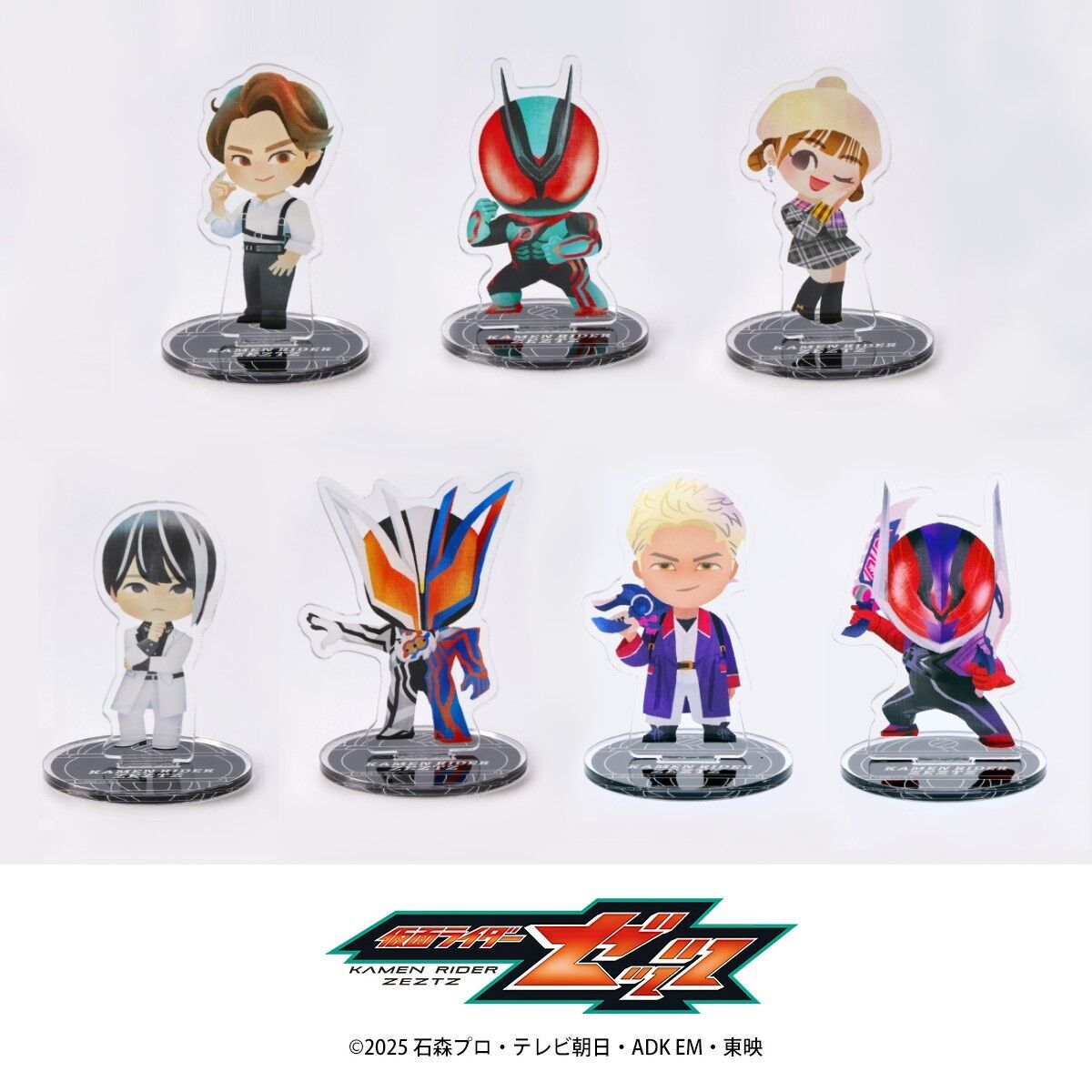 BANDAIFN's tweet photo. 『#仮面ライダーゼッツ』
デフォルメイラストを使用した雑貨コレクション！

💤アクリルスタンド(7種)
💤アクリルチャーム(7種)
💤ミニタオル
💤フェイスタオル
💤ポーチ
💤トートバッグ
をラインナップ！

一覧はこちら👉
https://t.co/7EyczA73K2

#nitiasa #仮面ライダー https://t.co/26H0r3WadY