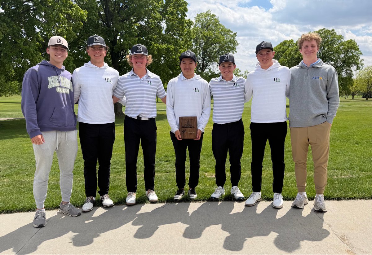 MillardWestGolf's tweet photo. The Wildcats shoot a season low 296 and finish 2nd in an absolutely loaded field at the LSE Capital City Invitational. Highlight of the day was #MWGT alumni Reece Wilson and Colvin Zimmerman coming out to support the squad!  Once a Wildcat always a Wildcat!  @MWHSactivities https://t.co/bzTjTI9efv