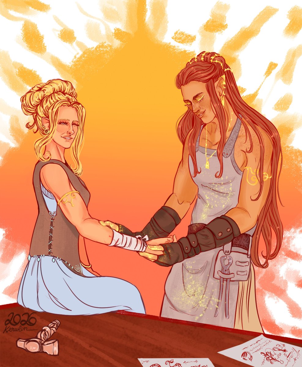 KithKerulin's tweet photo. Começamos esse grande e maravilhoso evento! Eu não via a hr de ter #Haladriel #Annatariel #Saurondriel em td canto🥹💘 e tbm #Martanis que vem para esse 1º dia do #SaurondrielFest
Day 1: Best friends to lovers/Friends with benefits
#Artanis #Mairon #Galadriel #Sauron https://t.co/35iDGvxxx4