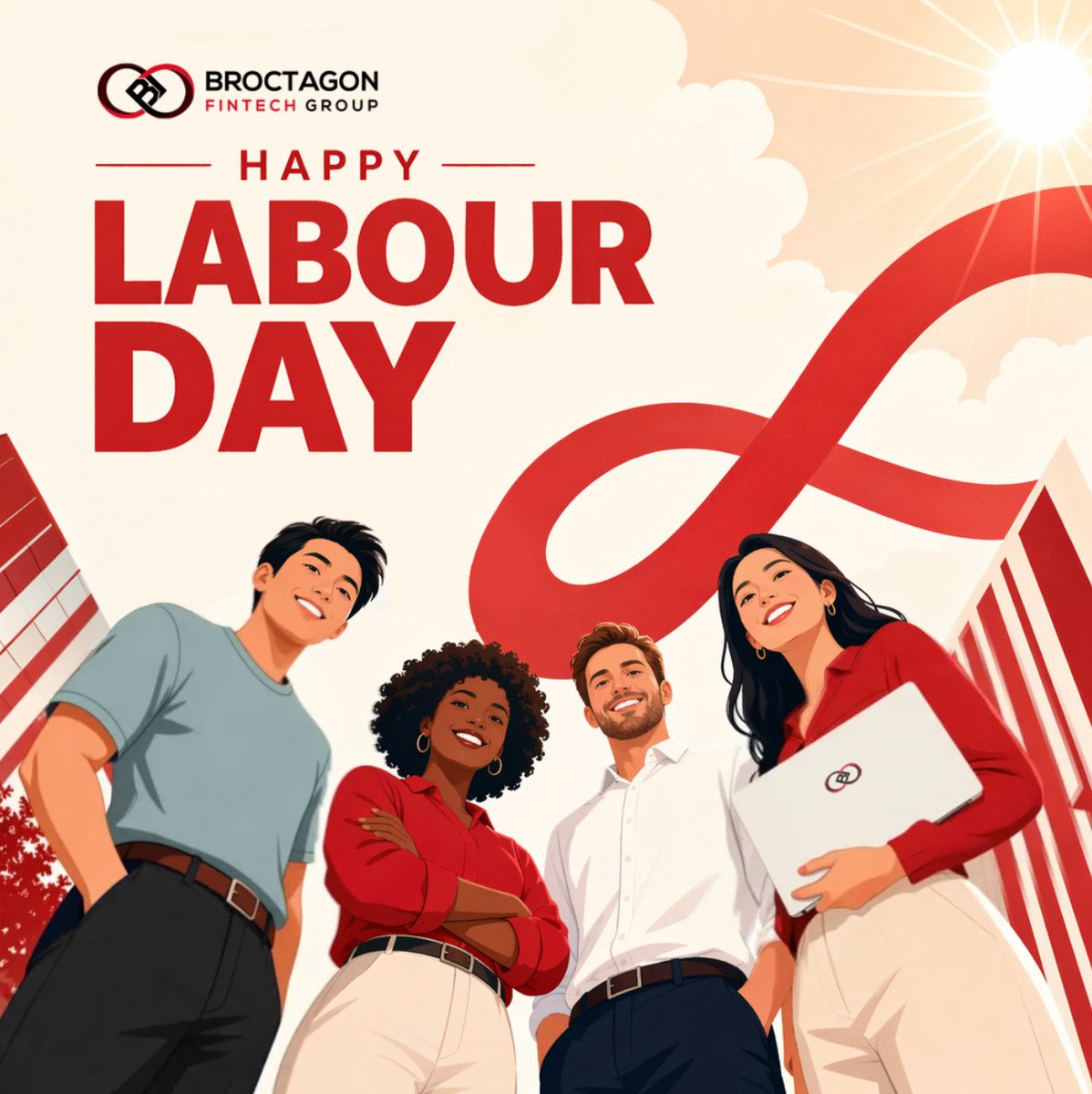 BroctagonGroup's tweet photo. This Labour Day, we’re taking a moment to appreciate the people who make everything possible at Broctagon — the heart behind our progress.

For our team, and for everyone working hard to build something better, may today bring a moment to pause, and every reason to feel proud. https://t.co/4E8LIAYVFP