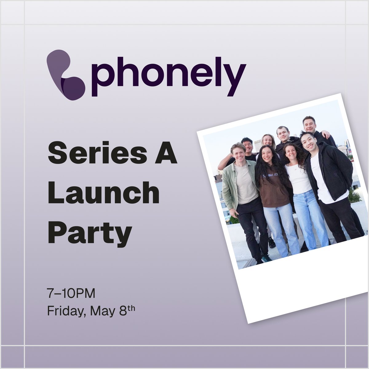 phonely_ai's tweet photo. We raised $16M to make every phone call smarter. That deserves a party.

Come celebrate with us Friday, May 8th in San Francisco.

Open bar. Snacks. Peak company. 

RSVP required. Link in the reply: 
https://t.co/VKzTsOZnYC https://t.co/7WrqLsbAUW