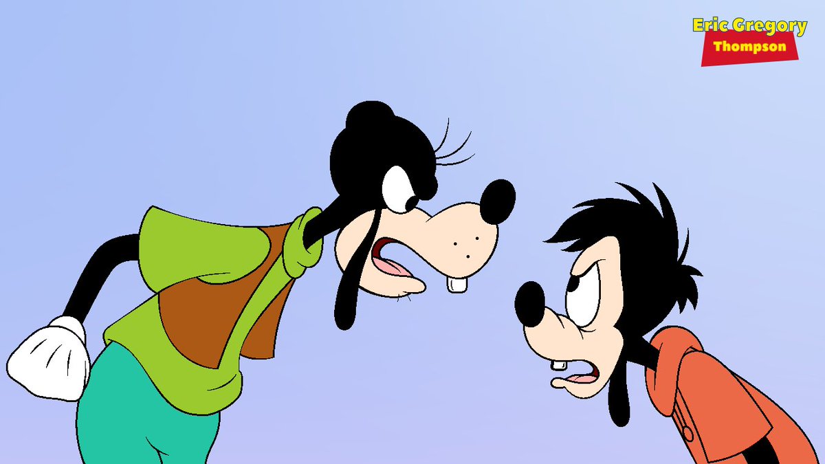 ericgthompson03's tweet image. Here is my #Disney OC when Goofy and Max arguing an each other. Max was really refused to going fishing but Goofy needs his son to do this.