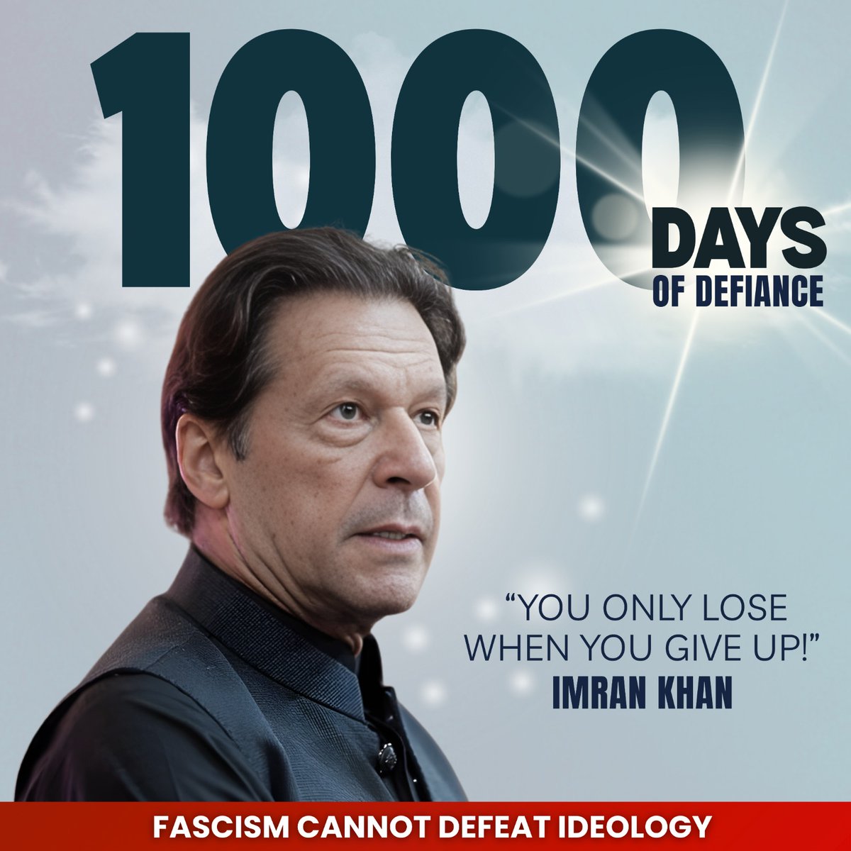 Imran Khan proves it: fascism cannot defeat ideology!

#1000DaysKhanUnbroken