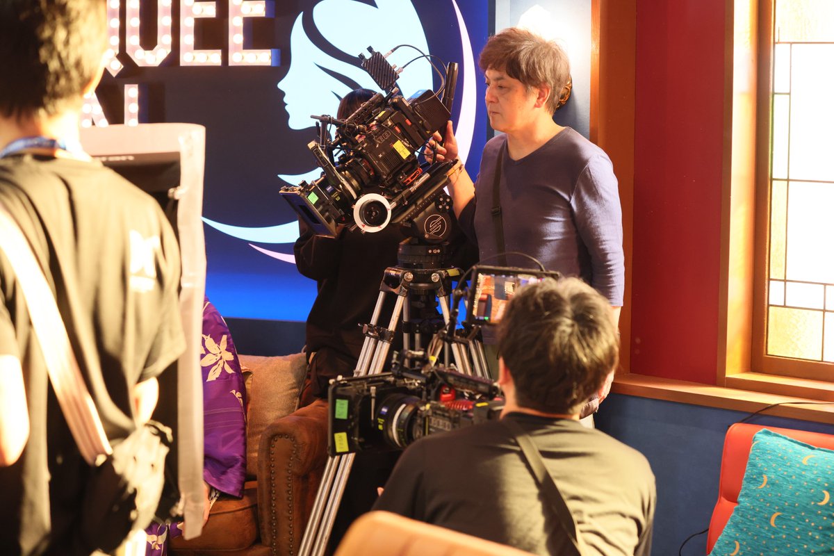 RED_Cinema's tweet photo. Behind the scenes from Getsuya Kouro, the new Nippon TV series recently released in Japan. #ShotonRED by cinematographer Kenji Noguchi, JSC, using two RED V-RAPTOR [X] cameras, along with a Nikon ZR as Cam C and ZEISS Supreme Prime lenses. #ShotonREDAsia https://t.co/1dMMMOJz1J