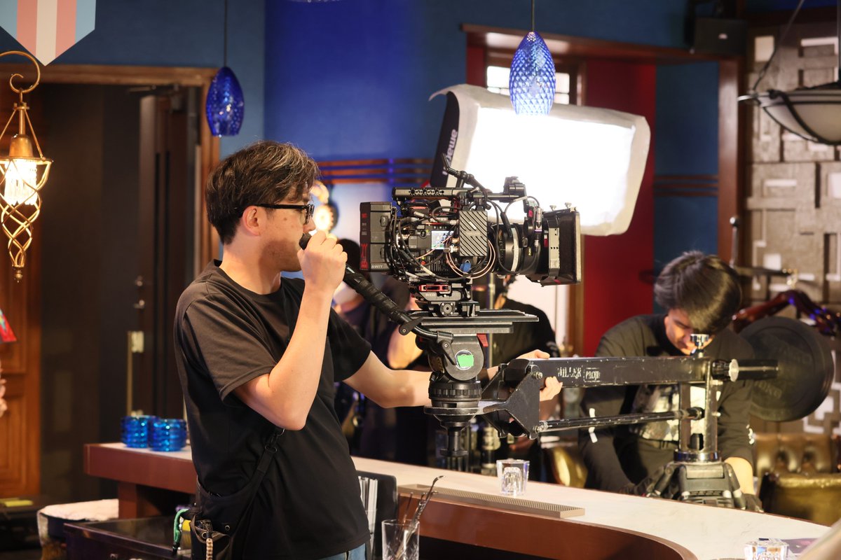 RED_Cinema's tweet photo. Behind the scenes from Getsuya Kouro, the new Nippon TV series recently released in Japan. #ShotonRED by cinematographer Kenji Noguchi, JSC, using two RED V-RAPTOR [X] cameras, along with a Nikon ZR as Cam C and ZEISS Supreme Prime lenses. #ShotonREDAsia https://t.co/1dMMMOJz1J