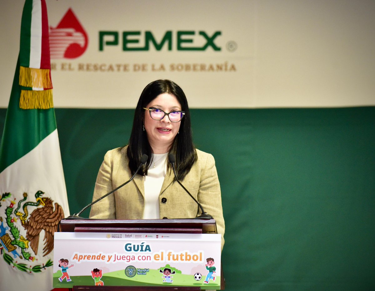 MRocioGP's tweet photo. 👧🏻👦🏽 Agradezco a @Pemex las facilidades brindadas para realizar esta presentación en su Centro de Atención Infantil. En este espacio refrendamos, desde el @DIF_NMX, el compromiso del Estado mexicano con el bienestar, desarrollo y felicidad de todas las niñas y niños del país.
¡Feliz Día de la Niña y el Niño! Que nunca dejen de soñar, jugar y llenar de alegría cada rincón de México.