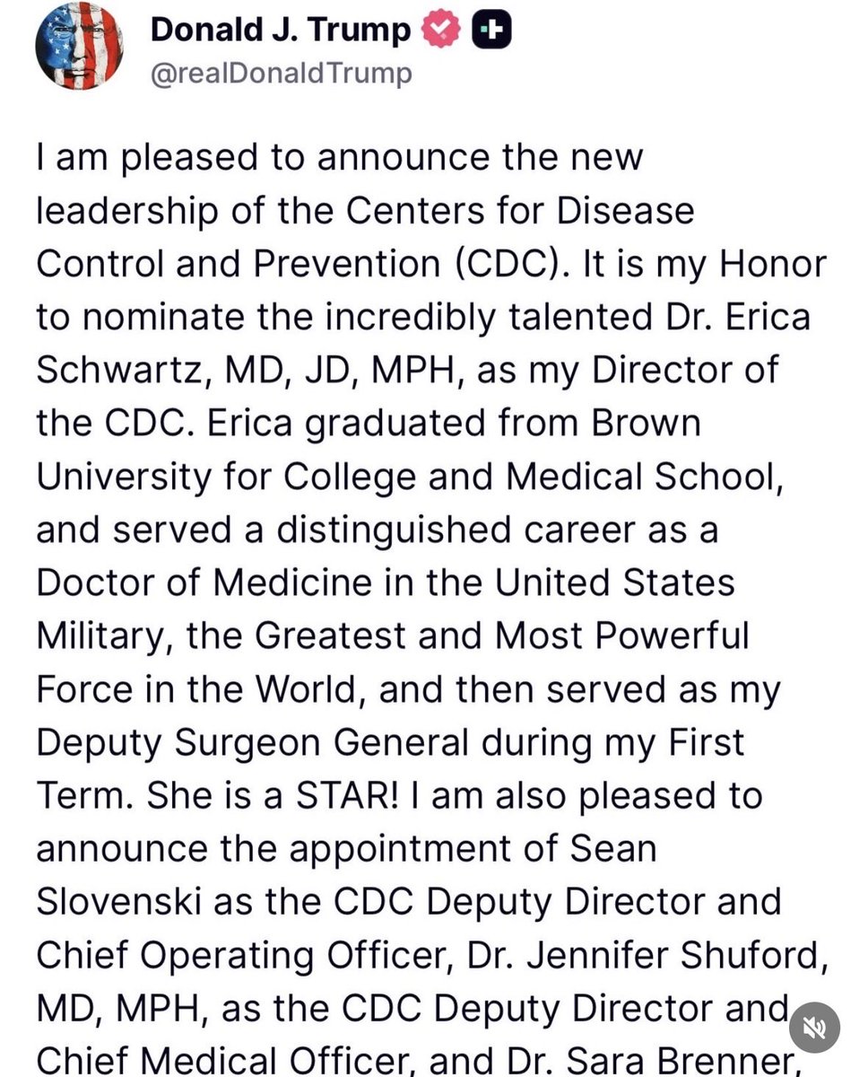 lu_lovesboxing's tweet image. A woman was given an important position by President Trump which she EARNED!  Dr. Schwartz did not get the position based on DEI.  She got it based upon her MERITS.  #DEI #DEI_is_not_fair 🤷