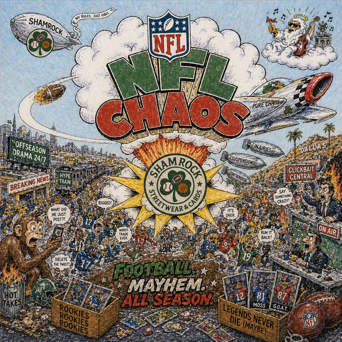 ShamrockSWC's tweet photo. 🚨 LIVE TONIGHT (9:30 EST Start Time) 🚨
$1 NFL rookies, relics &amp; team lots 🔥

First 10 = best deals
Giveaways all stream!

Drop teams for requests ⬇️

🔗 https://t.co/l51CMBfdkC

#Whatnot #FootballCards #TheHobby https://t.co/z41xq8M5wI