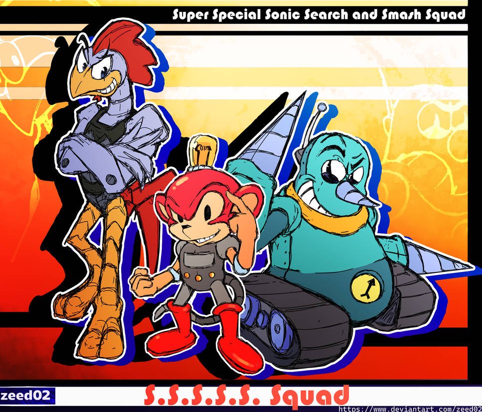 zeed_02's tweet image. S.S.S.S.S. Squad 🐓🐵🪛⚙️Super Special Sonic Search and Smash  AOSTH  #sonic #Scratch #sonic_the_hedgehog #fanart #coconuts #Robotnik #aosth #team x.com/AlmiranteBodok…