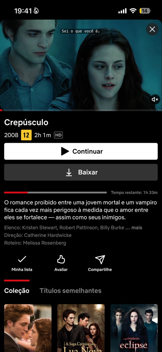 Meu filme de conforto/ minha série de conforto