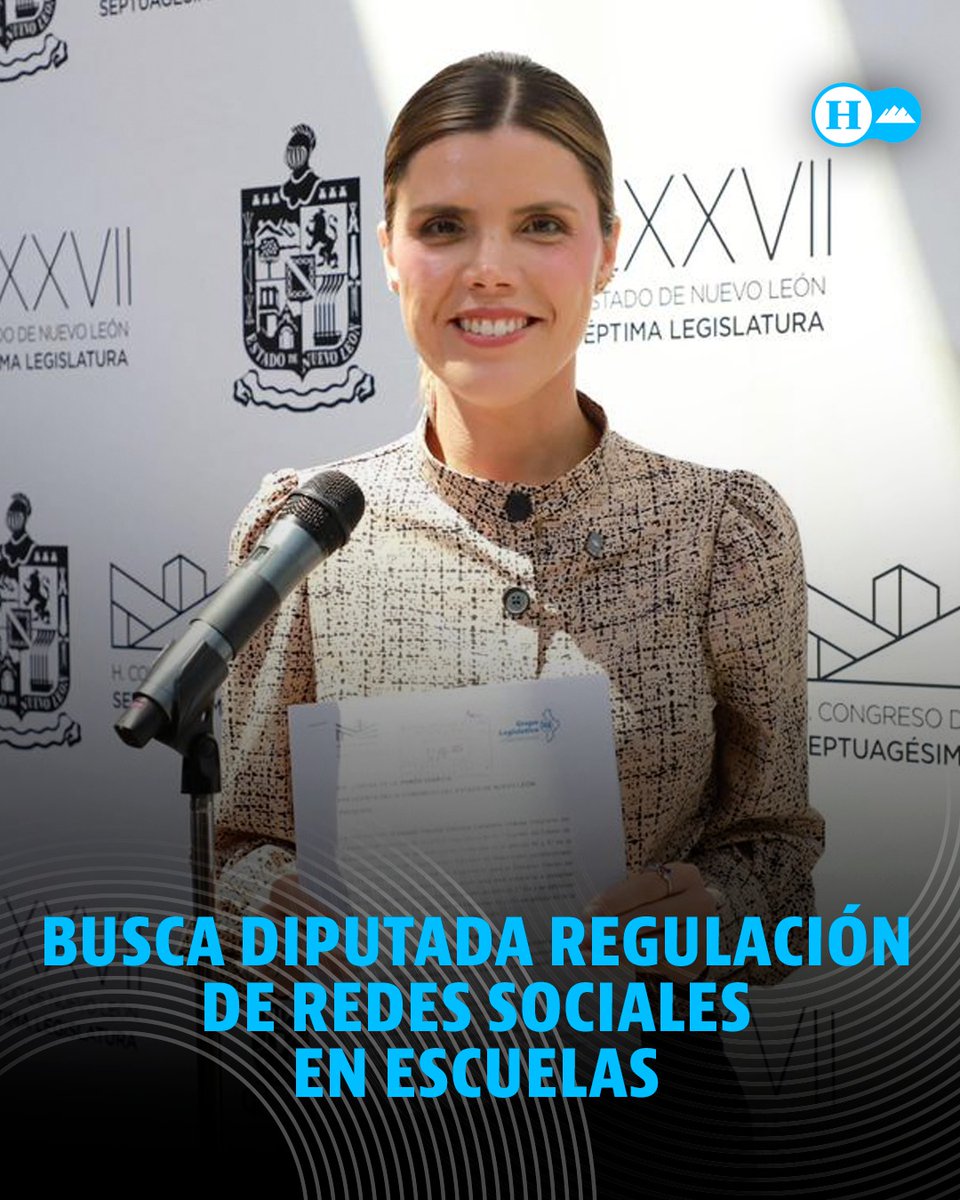 heraldoradiomty's tweet image. #ENVIVO | 🎙️A fin de que se creen protocolos de uso de redes sociales en planteles educativos, la diputada local del PAN, Claudia Caballero, presentó una iniciativa de reforma a la Ley de los Derechos de Niñas, Niños y Adolescentes Para el Estado de Nuevo León.

#HeraldoNoticias