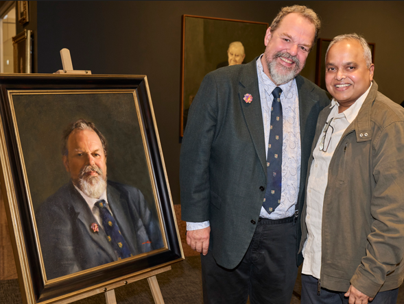 VictorianBar's tweet photo. Victorian barrister and world-renowned tunnelling expert Professor Arnold Dix has been immortalised on canvas and in song. https://t.co/oi9DG281iy https://t.co/eevdzlrxxA
