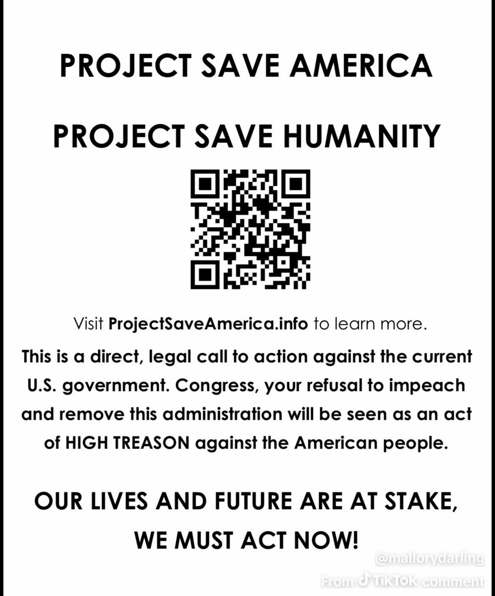 ProjSaveAmerica's tweet photo. #ProjectSaveAmerica
#ProjectSaveHumanity
#RemoveTheTrumpAdministration
#Compliancetotreasonistreason
#Article II, Section 4
#EndGenocide
#SavethePlanet https://t.co/jUpYl8iF9g