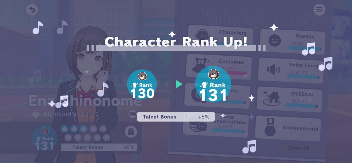 +5 pips thanks to the new 2*, CR 131!!!