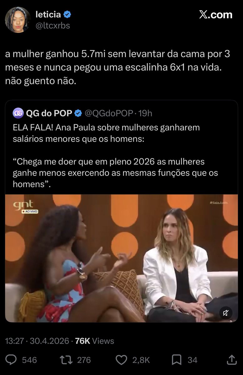 A lógica da desquerida:

- Se sou branca eu não posso ser antirracista
- Se sou hétero eu não posso ser aliada pró lgbtqia+
- Se tenho uma rede de apoio eu não posso usar a minha voz em prol dos que não tem
- Se sou privilegiada eu não posso ser a favor dos programas sociais
- Se
