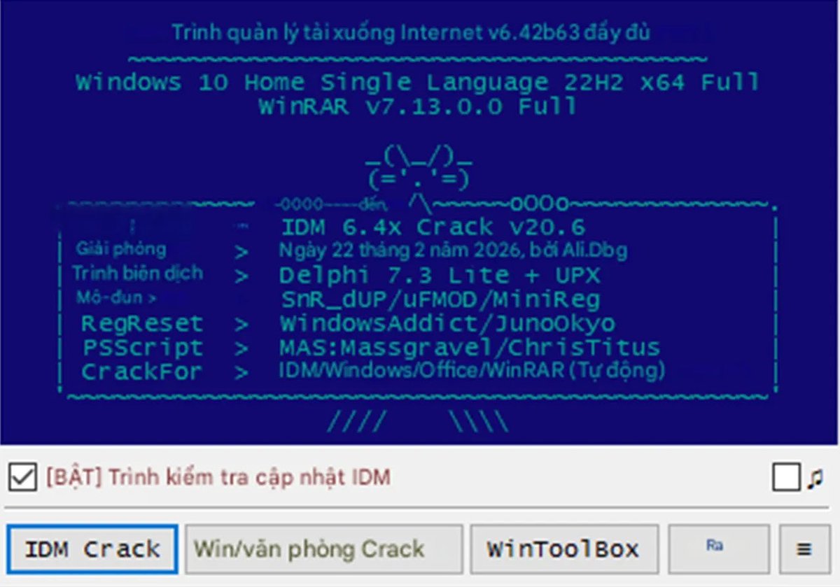 iteamosvn's tweet photo. Download IDM 6.4x by Ali.Dbg v20.6 Trình kích hoạt IDM / Windows / Office mới nhất Follow Us! https://t.co/wcScZn69cQ. https://t.co/kfGogauWtV