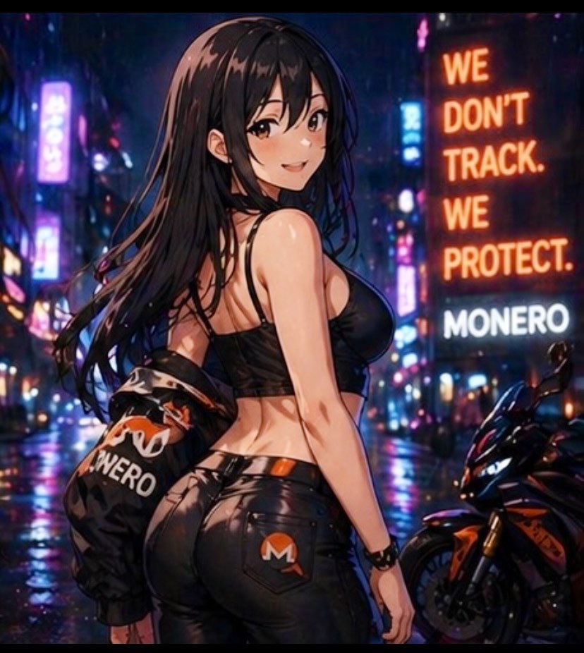 Onyxx9999's tweet photo. We don’t track. We protect. 🛡️
That’s the difference. That’s Monero.
Stay sharp. Stay private. 🚀
@monero $XMR #PrivacyMatters #Crypto #StayPrivate #Cyberpunk #Freedom https://t.co/KPpK2lyfAZ