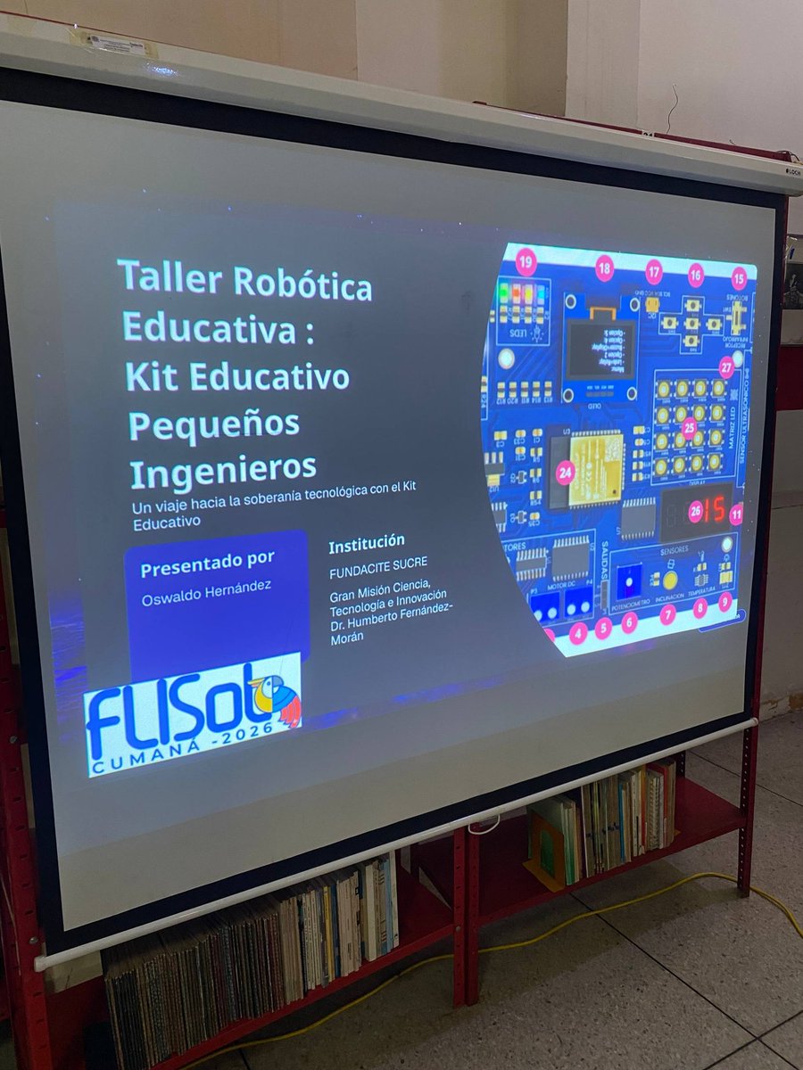 InfoRedSucre's tweet photo. ¡Exitosa jornada del #FLISOL en Cumaná! Más de 100 jóvenes, docentes e investigadores se dieron cita en la Bib. Armando Zuloaga Blanco para impulsar el software y hardware libre. Un evento bajo la Gran Misión Ciencia, Tecnología e Innovación. https://t.co/DuIbWKjytS