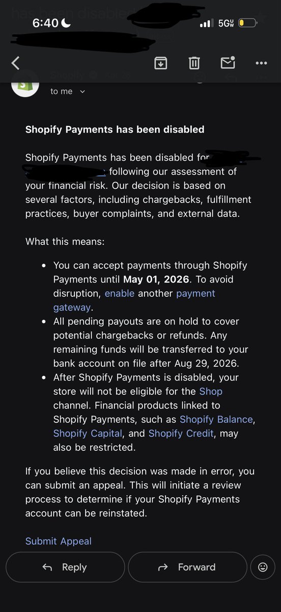LoganCa45567186's tweet photo. Hey @ShopifySupport @Shopify @harleyf — need help getting this reviewed ASAP.

Our Shopify Payments was recently disabled following a risk review, but our current metrics don’t reflect a high-risk operation:

• 0.11% chargeback rate (excluding RDR)

• ~.73% including RDR (used proactively to resolve disputes early)

• Fully staffed customer support with fast response times

We’ve been processing for 3+ months and are currently doing ~300-400k a month, with consistent fulfillment and active support in place.

We’ve already submitted an appeal, but this is currently halting our ability to operate and serve customers.

Would really appreciate a manual review or escalation here — happy to provide any additional data, logs, or documentation needed.