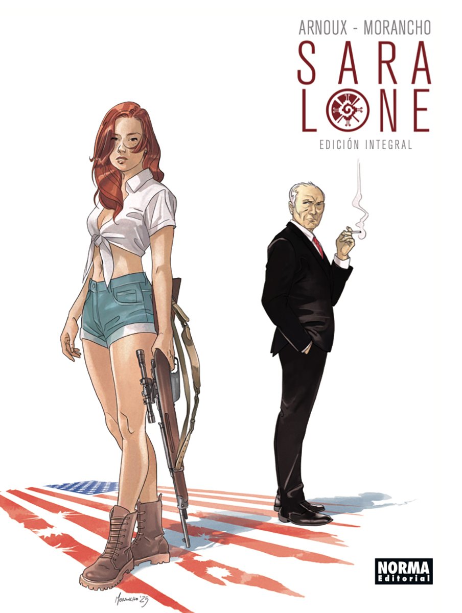 informatichater's tweet photo. 10. Sara Lone. 🌕🌕🌕🌕🌕.
Sin duda una obra imprescindible de Arnoux y Morancho a los lápices. Personajes que enamoran, historia que engancha de principio a fin y un arte espectacular. https://t.co/vDBUXyf4b4
