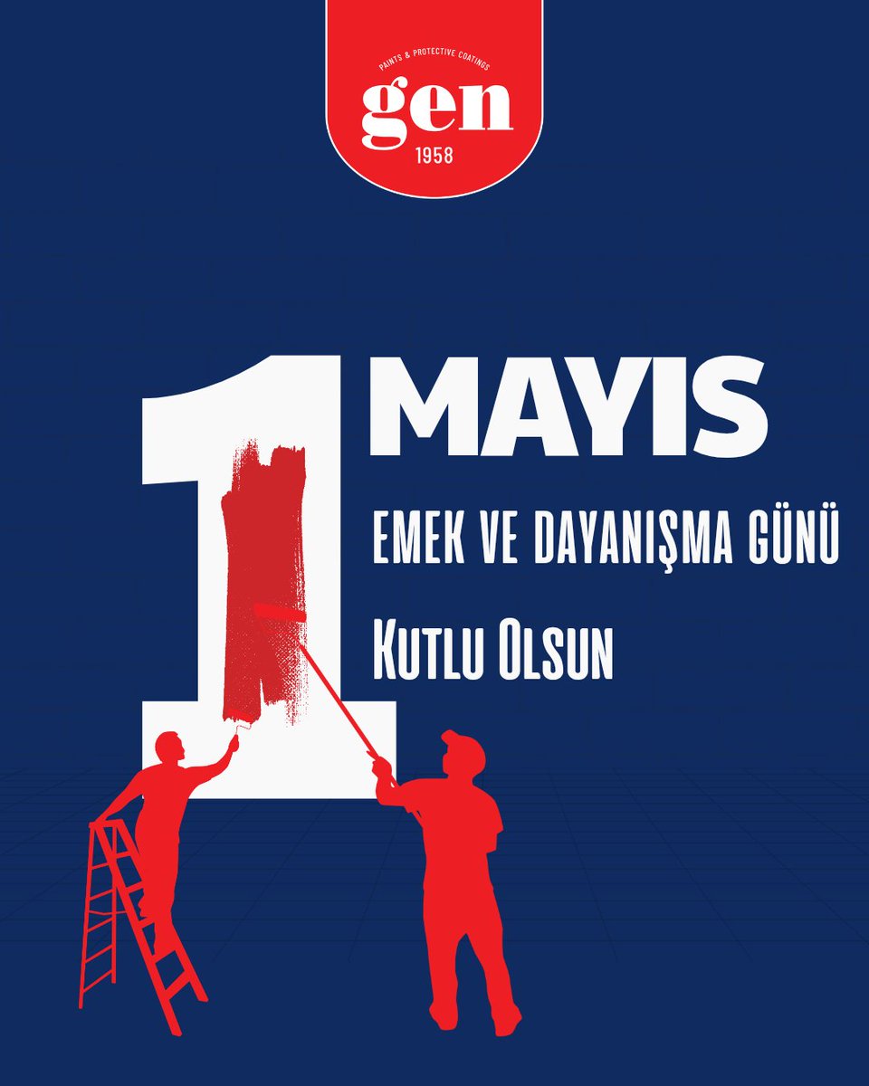 genboya's tweet photo. Emekle üreten, alın teriyle değer katan herkesin günü bugün.
Tüm emekçilerin 1 Mayıs Emek ve Dayanışma Günü kutlu olsun.

Celebrating the value of hard work and dedication.
Happy May 1st – Labour and Solidarity Day. https://t.co/yh31h2o88d