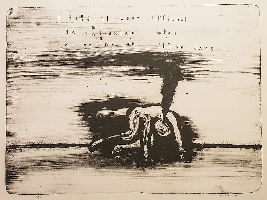 DAVID LYNCH's "I Find It Very Difficult to Understand What Is Going on These Days" (2009)