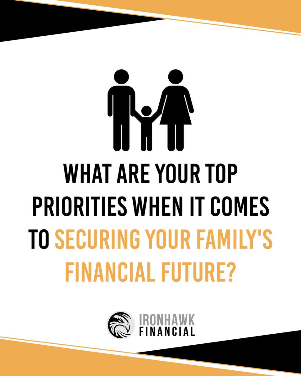 IronHawkFin's tweet image. Protecting your family’s financial future starts with a plan. 💛 From retirement income to life insurance and wealth protection, Ironhawk Financial helps families prepare with confidence. 🛡️

#IronhawkFinancial #WealthProtection #FinancialPlanning