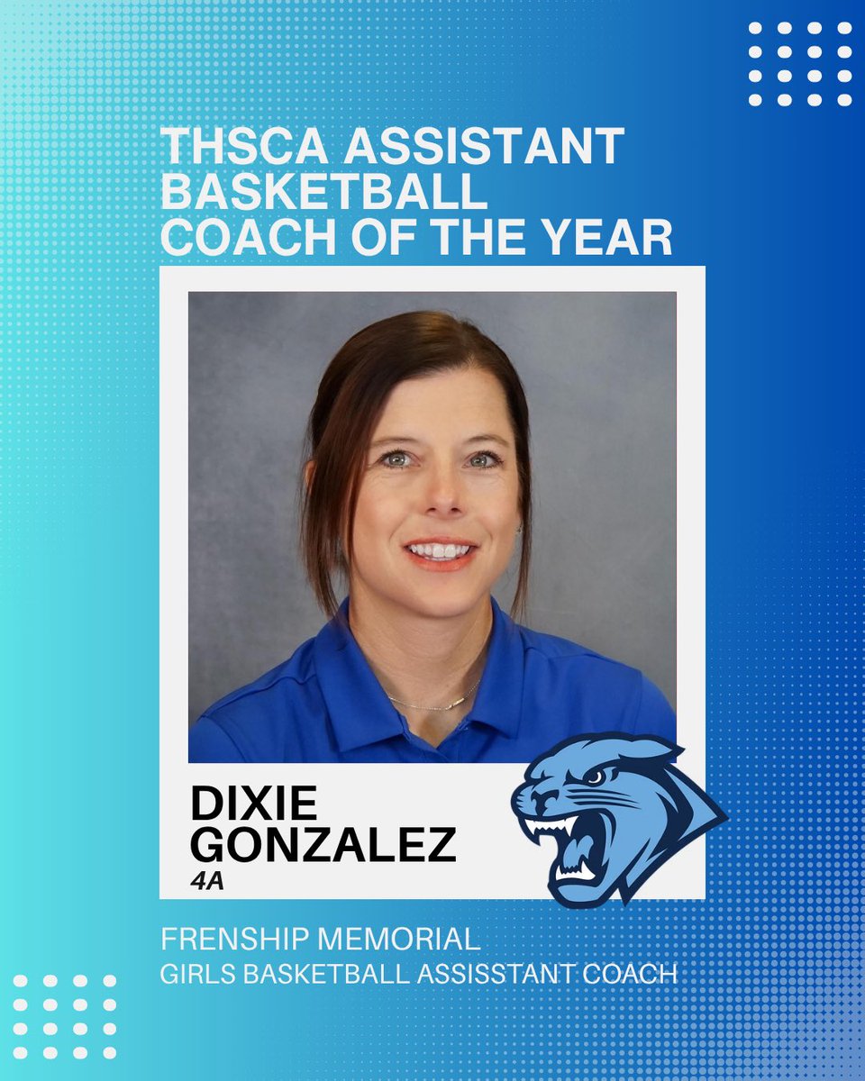 806SportsWire's tweet image. 🚨 THSCA Assistant Coach of the Year 🚨 
Dixie Gonzalez of Frenship Memorial has been named the Region 1, 4A Assistant Coach of the Year! Congrats Coach Gonzalez! @FrenshipISD 

#coach #coaching #basketball #sports #awards