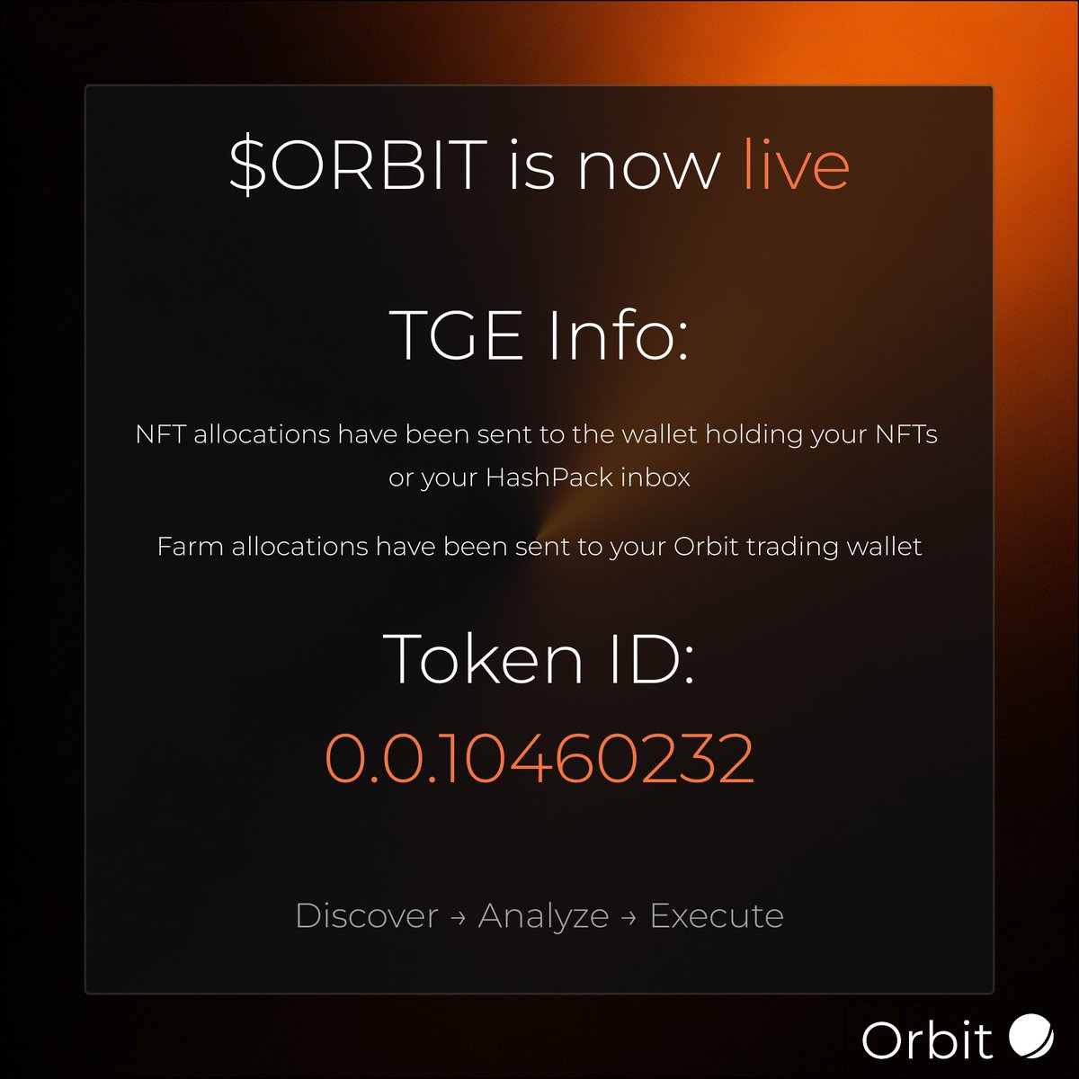 Orbit tweet media