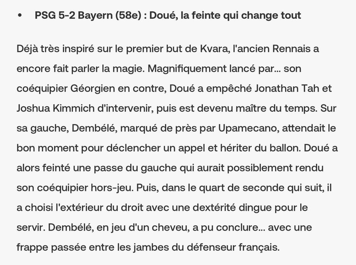dessocine's tweet photo. @Rubenzf911 Même Eurosport a décidé de consacrer à l’action de Doué un paragraphe entier… https://t.co/S9ZggVbAfD