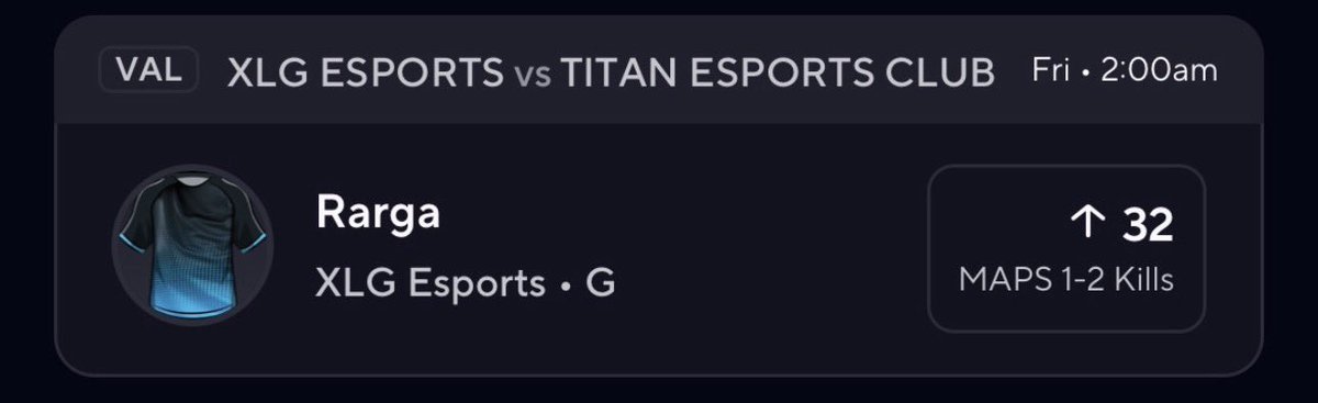 HoodieZyro's tweet image. #PrizePicks POTD Rarga 🇷🇺

Model has it projected 33.5 If you want more free plays join the discord below.  

discord - discord.gg/h7EKT3crsp   

BOL if tailing. #Gambling𝕏 #esports #prizepicks