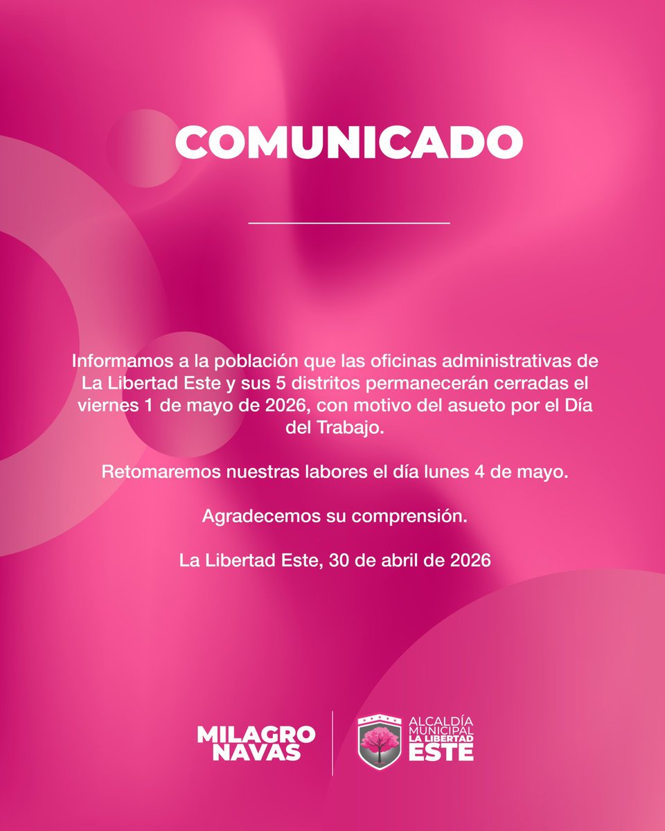 Alcaldía La Libertad Este tweet media