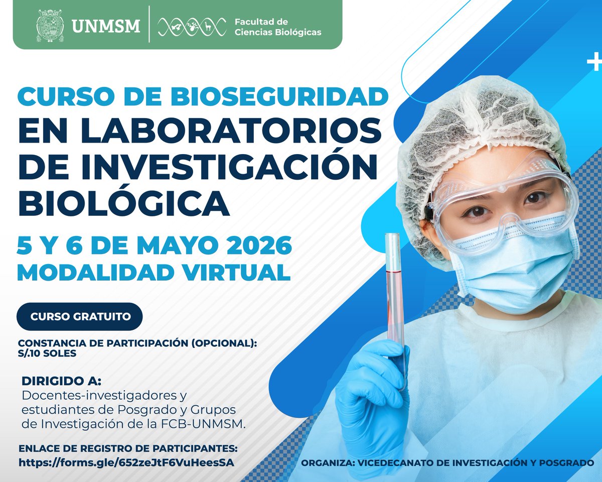 Ciencias Biológicas - UNMSM tweet media