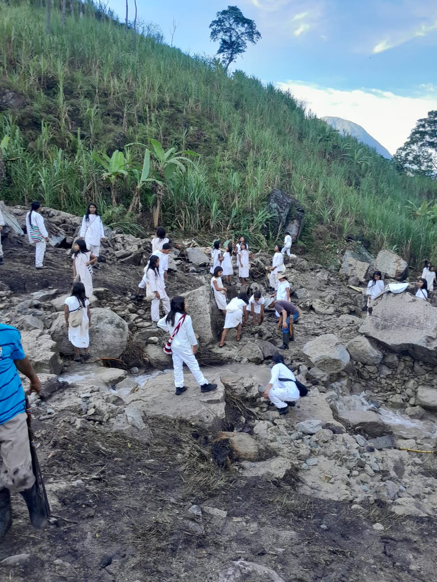 cabildokankuamo's tweet photo. Emergencia invernal en la Sierra Nevada de Santa Marta
Más de 900 familias indígenas Kogui, Kankuamas y Wiwas permanecen aisladas por graves afectaciones en la movilidad.

La crisis en la Sierra Nevada de Santa Marta pone en riesgo la salud, educación y acceso básico de comunidades enteras.
Se requiere atención urgente, presencia institucional y soluciones inmediatas.

@petrogustavo
@CarlosCarrilloA
@UNGRD

#emergenciainvernal #lluvia #urgente #sierranevada #corazondelmundo
