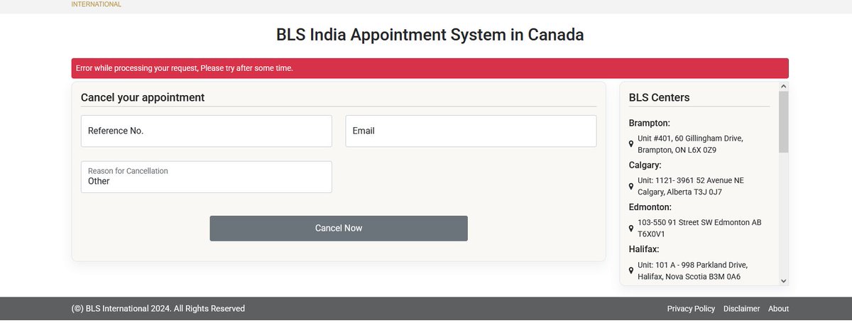 Mihirs202's tweet photo. (1/2) @IndiainToronto , I am expecting immediate help / support here. I am trying to re-book my passport renewal appoinment but they way it designed (full of bugs and issues) its not letting me book and cancel (already passed) date. https://t.co/uNbkTwD7nG