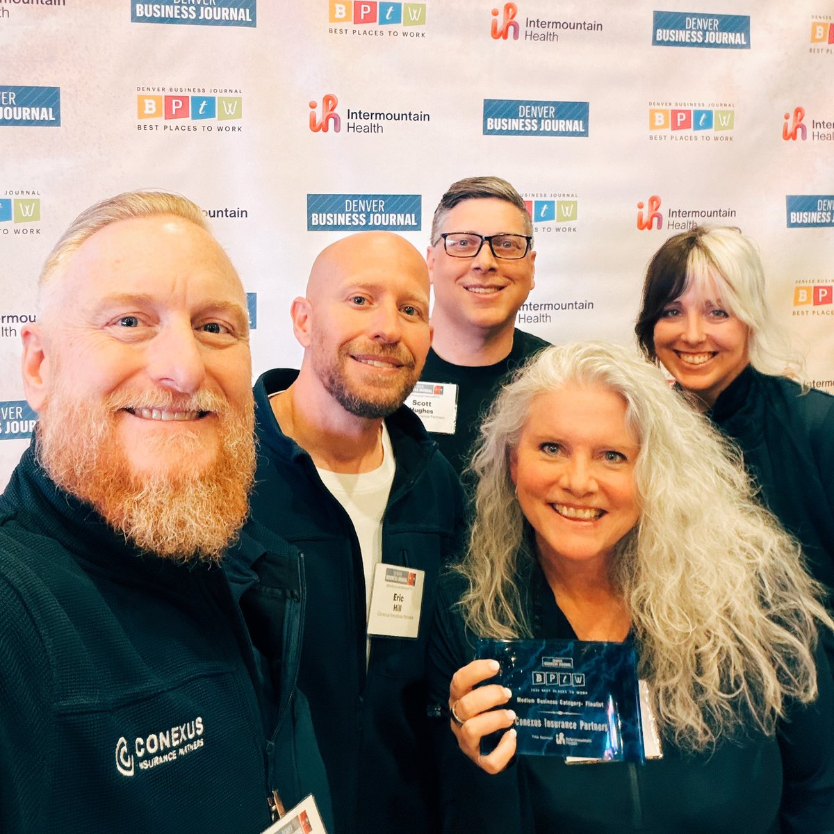 ConexusInsures's tweet photo. 🏆 #7 Best Place to Work in Denver! 🎉 Honored today at the @denbizjournal 2026 BPtW Celebration. This award is based on employee feedback, which makes it even more meaningful. Proud of our team! 🙌

People First. People Protected.

#DBJBPTW #BestPlacesToWork #WeAreConexus https://t.co/gxSVOA7Vqo