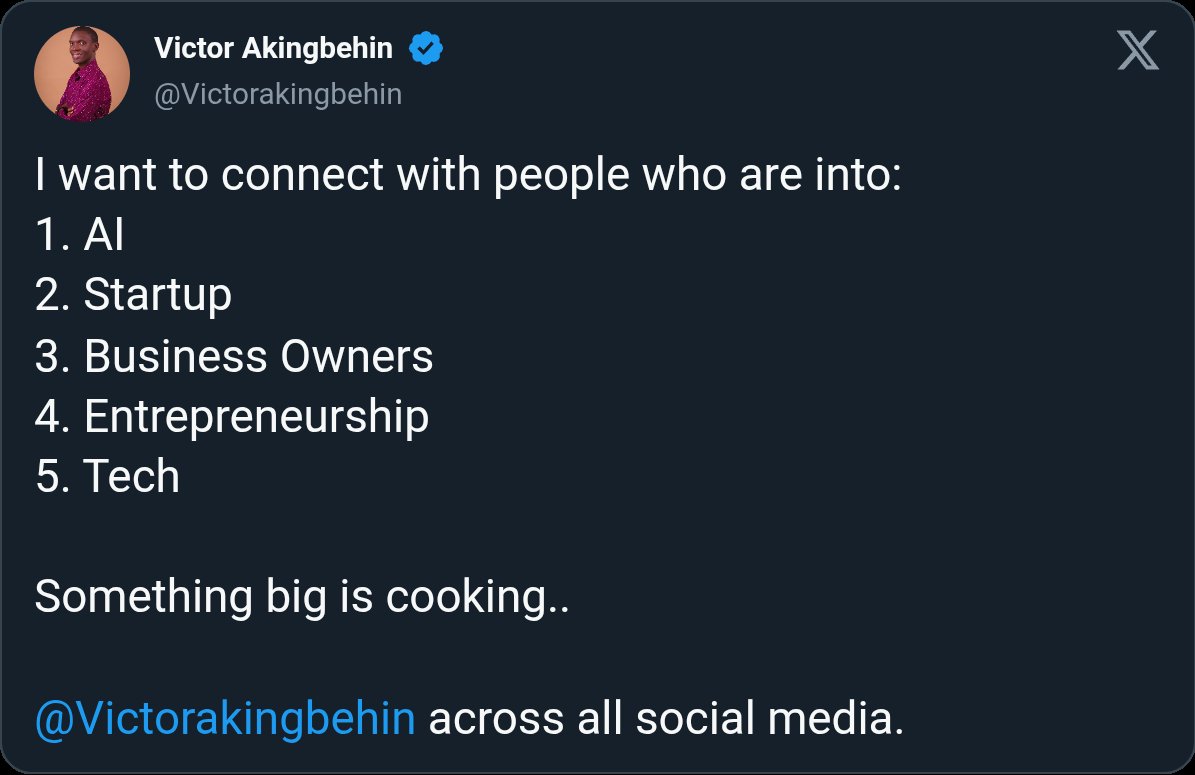 Victor Akingbehin tweet media