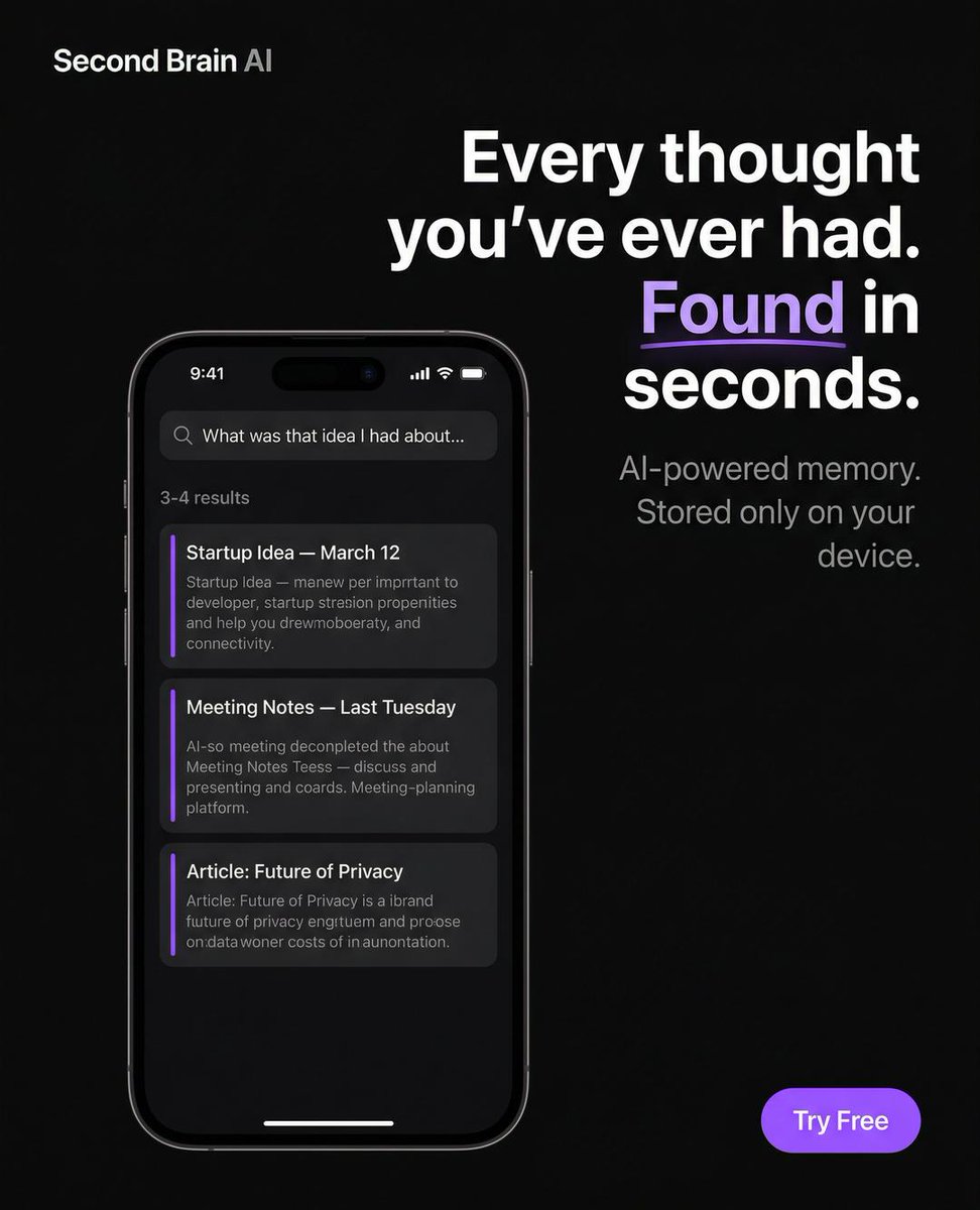 useSecondBrain tweet picture