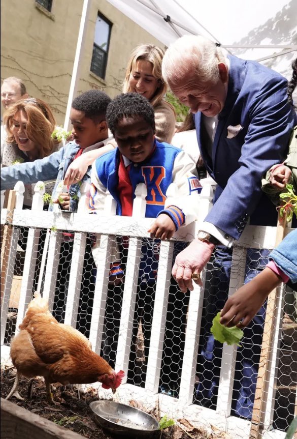 StephanieSidley's tweet image. Narcissist just can’t help themselves! A day after King Charles went to a school in Harlem to watch children harvest food with chickens, Meghan Markle post this video with CEO of Compartés Chocolate. Another cash grab while, The King was on US soil! 🤬

#MeghanMarkleIsABully