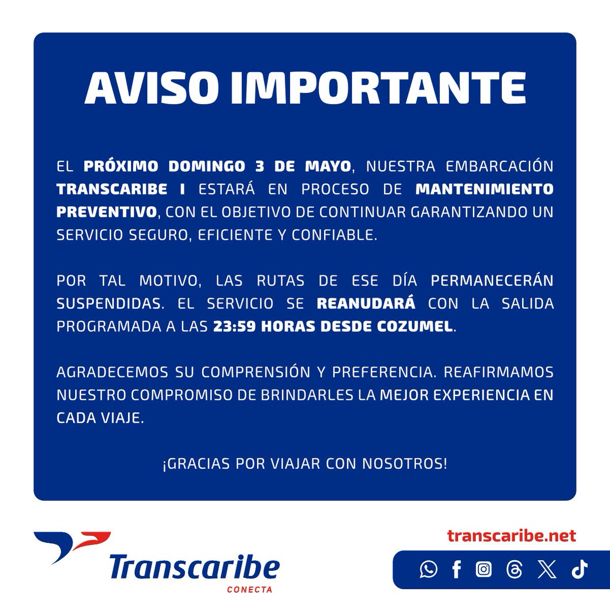 Transcaribe tweet media