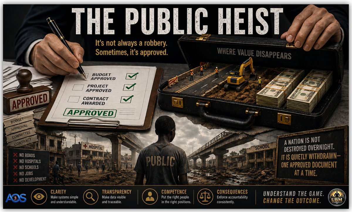 bskingdavid's tweet photo. THE PUBLIC HEIST

There is a kind of robbery that doesn’t happen in the dark. No masks. No sirens. No broken doors. It happens in broad daylight—signed, stamped, and often applauded. This is The Public Heist.

LINKEDIN
https://t.co/Kfsy9apLbF
 
MEDIUM
https://t.co/B8DrIv5UrV https://t.co/UgEgObtjxB
