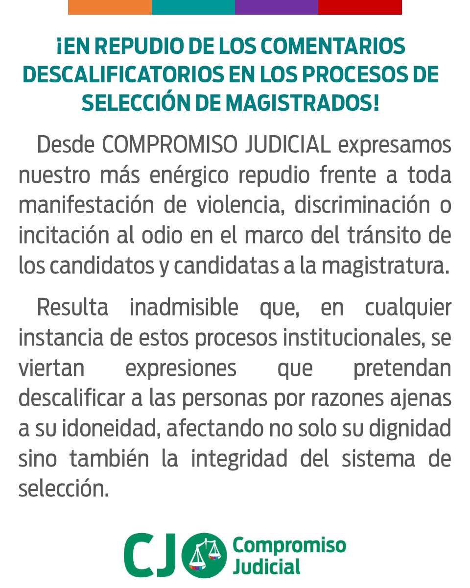 Compromiso Judicial tweet media