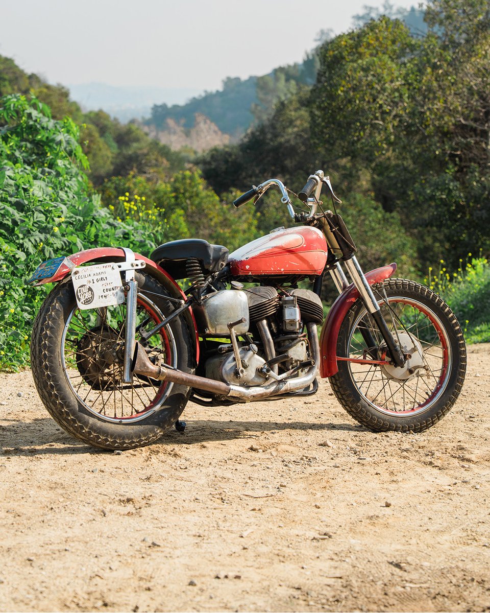 indianmotocycle's tweet photo. Some bikes carry a story.

This 1945 Indian 641 Scout has more than age. It carries the legacy of Cecilia Adams, part of a postwar generation of women in the 1940's shaping Southern California’s early motorcycle scene. Building, racing, and proving themselves just like everyone else.

Decades later, the same bike is back on the road with Brittney Olsen.

DicE Magazine caught up with Brittney in LA to follow the Scout’s next chapter.

Watch the full video at https://t.co/tshHLq9i3U.

#indianmotorcycle