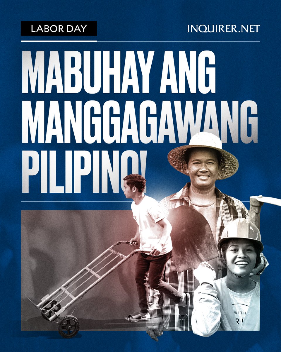 SALUDO SA MANGGAGAWANG PILIPINO! 🇵🇭

On this Labor Day, we honor the hands and hearts of every hero at work. Here’s to respect, fairness, and better opportunities for all.