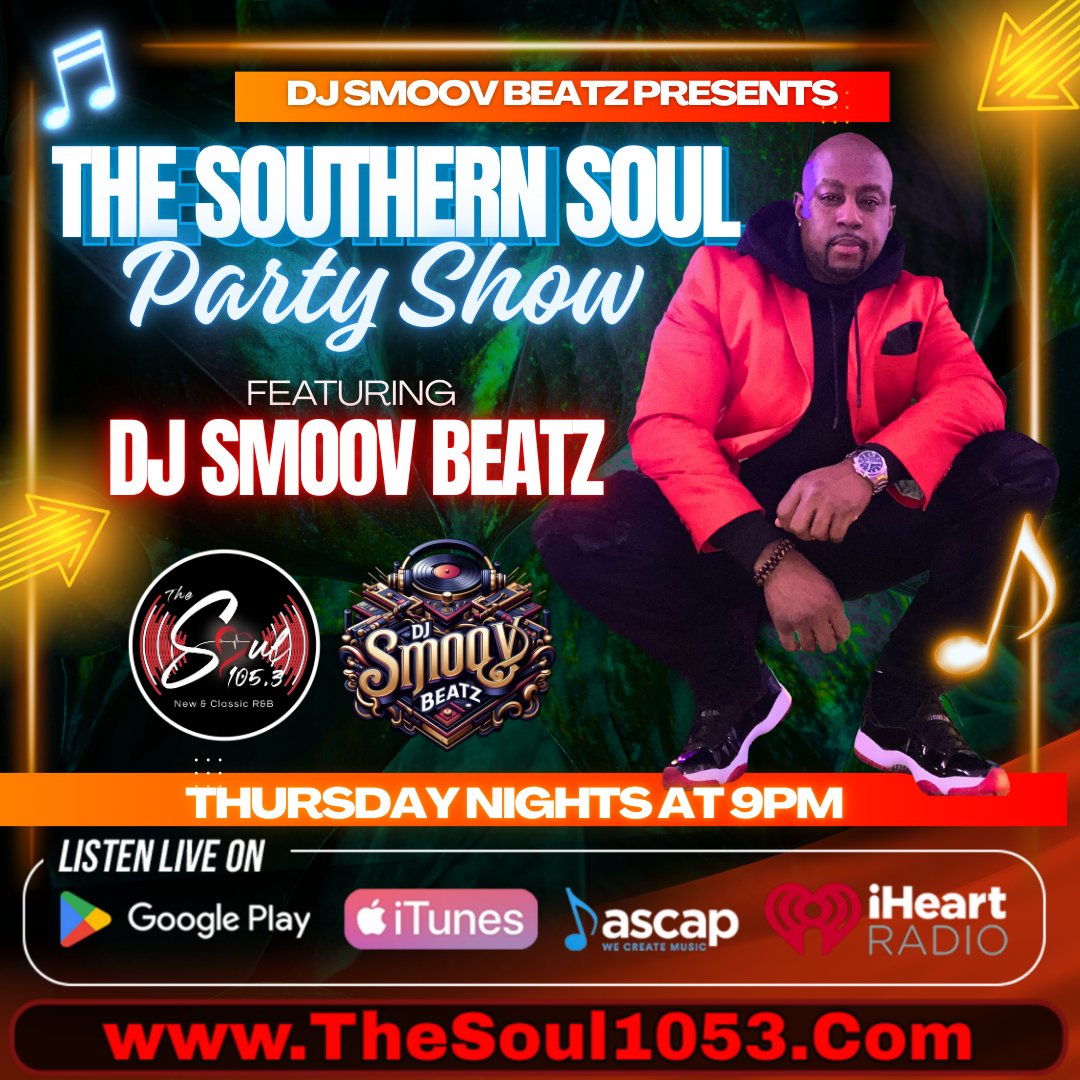 djdizzideelive's tweet image. Thursday Night, starting at 8 PM ET, is Southern Soul night with DJ Mel Da Diva X DJ Smoov Beatz. "WHERE THEM FANS AT"!
***LISTEN LIVE***
thesoul1053app.com
#southernsoul #radio #thesoul1053 #listen #live #broadcastyourdreams