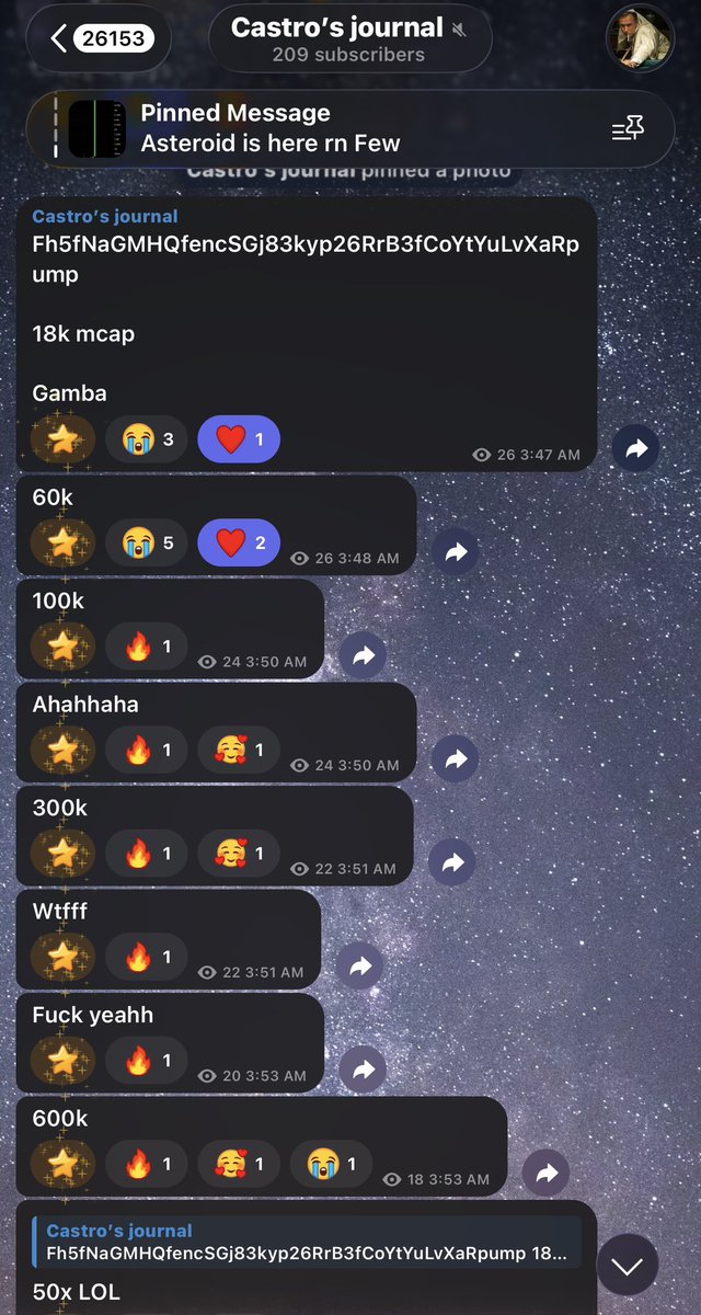 castro100x's tweet photo. All you had to do was join my tg

https://t.co/rhs5XLs9Ao

$LFG https://t.co/vY6yXntsSe